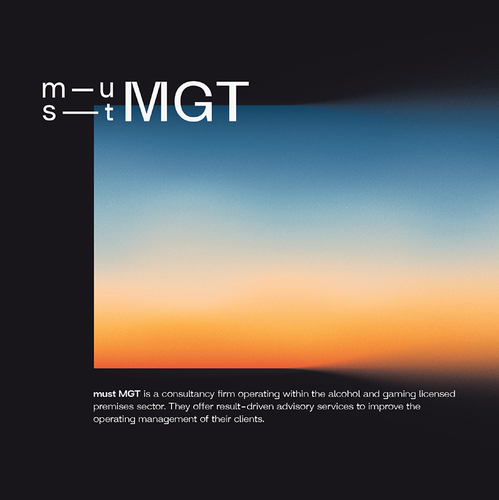 Letterhead design with the title 'must MGT'