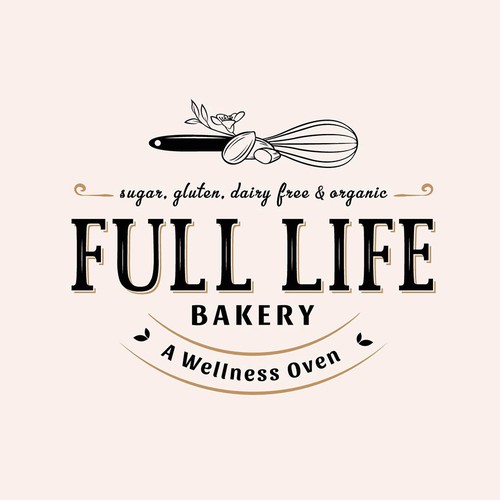 Tasty logo with the title 'Full Life Bakery Logo'