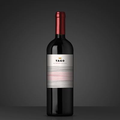 Contemporary Wine Brand Label 
