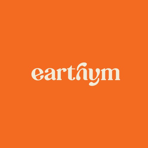 Earthy design with the title 'wordmark for eco-friendly brand'