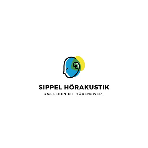 Contemporary design with the title 'Brand identity for Sippel Hörakustik'