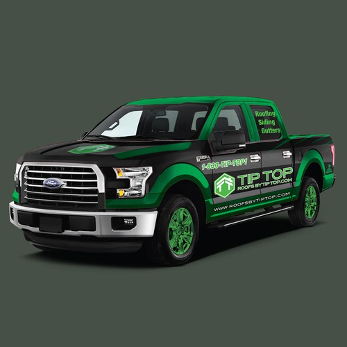 Vehicle graphic design with the title 'Car Wrap'