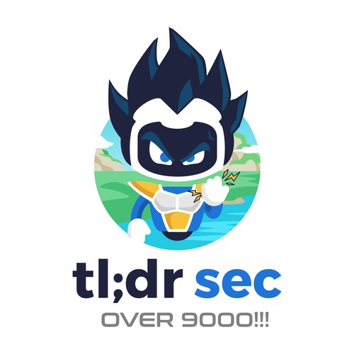 Anime design with the title 'TLDR Sec'