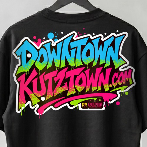 Education t-shirt with the title 'DOWNTOWNKUTZTOWN.COM'