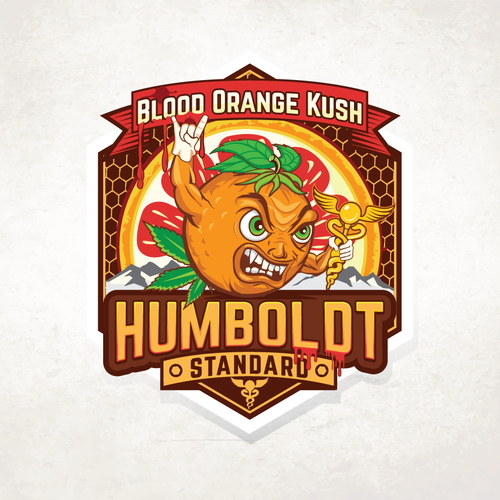 Orange design with the title 'Humboldt Standard '