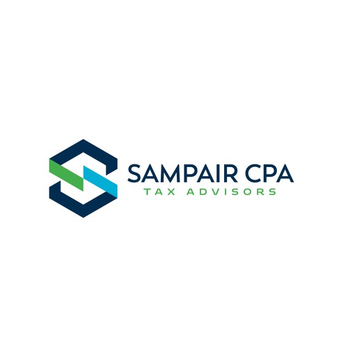 Logo with the title 'Sampair CPA tax advisors'