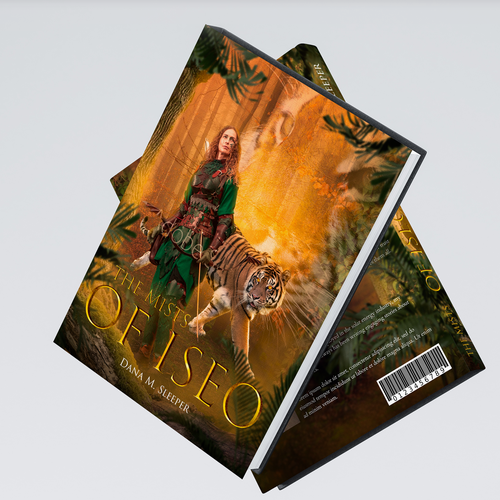 Fantasy book cover with the title 'Book cover desing'