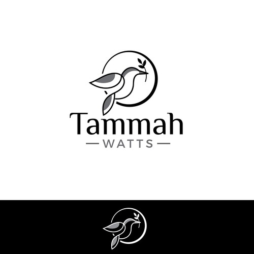 Dove logo with the title 'Tammah Watts Logo'
