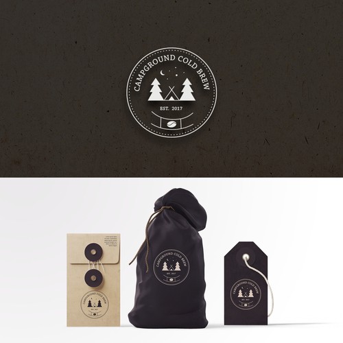 Camp logo with the title 'Cold Brew Coffee'