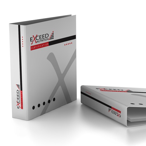 Folder design with the title 'Cover for Certification Course'