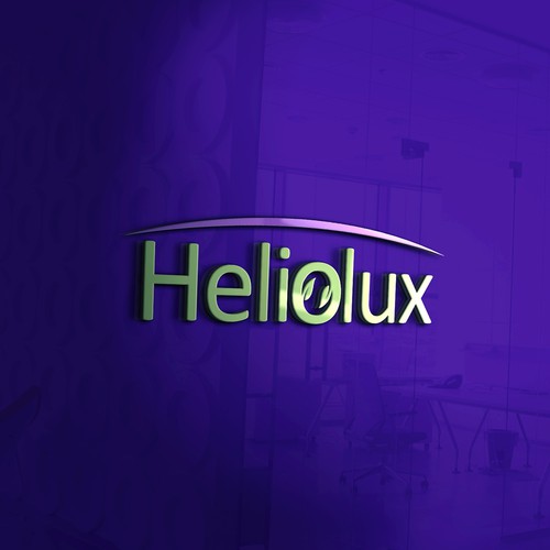 LED logo with the title 'Heliolux'