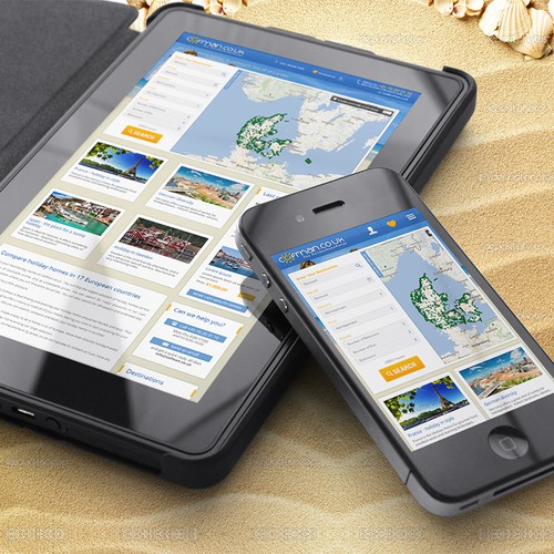 Responsive website with the title 'Responsive website design for Cofman'