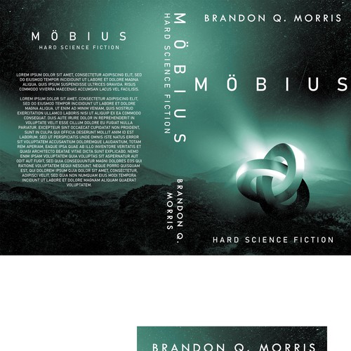 Science fiction design with the title 'MÖBIUS'