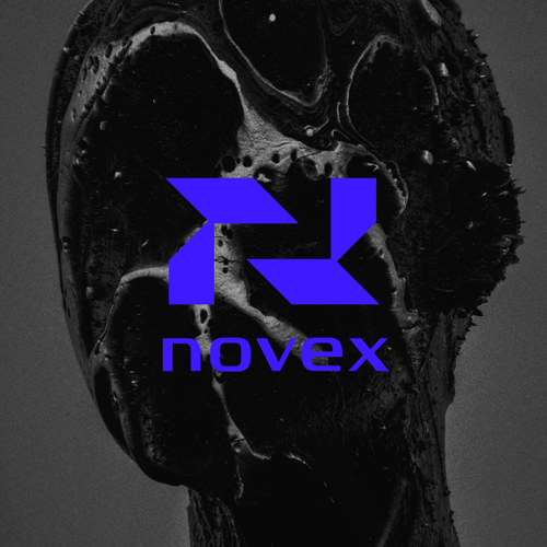 Green tech logo with the title 'novex'