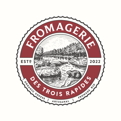 Canadian logo with the title 'Fromagerie Artisanal'
