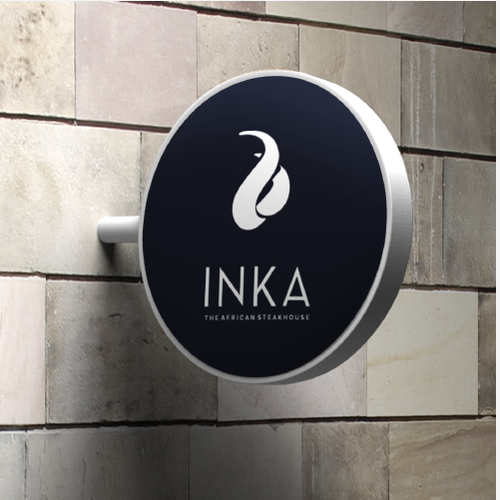 Horn design with the title 'Creative Logo for INKA'