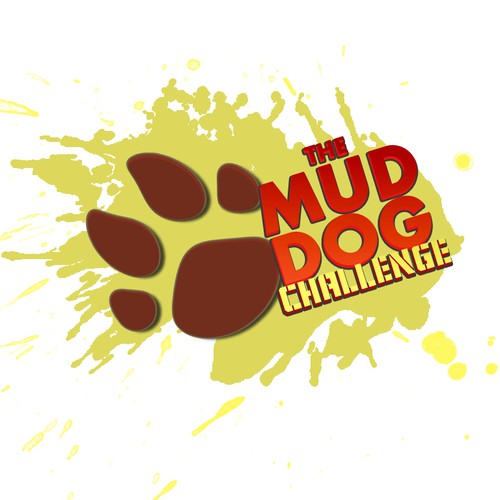 Extreme sport logo with the title 'New logo wanted for The Mud Dog Challenge'