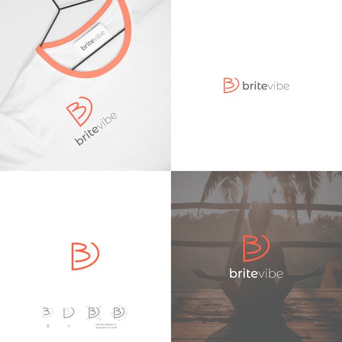 Vibe design with the title 'Logo concept for education company'