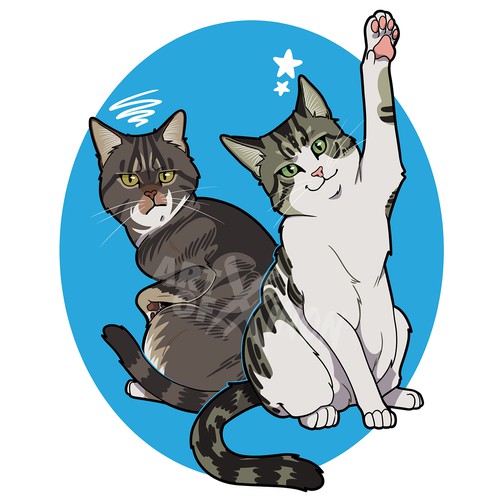 Cartoonish artwork with the title 'Smee and Stanley'