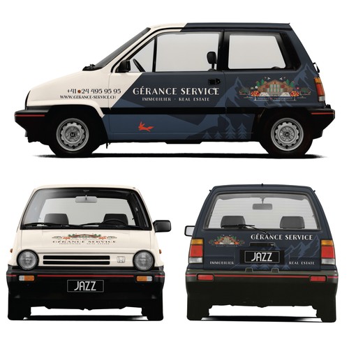 Jazz design with the title 'Honda JAZZ Full Wrap'