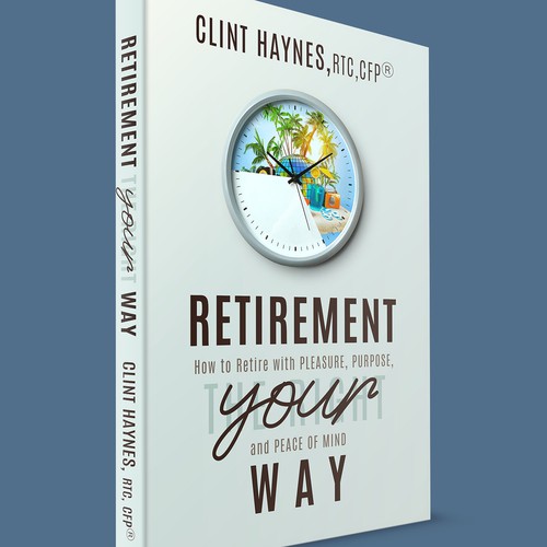 Retirement design with the title 'Book Cover for Retirement Plan'