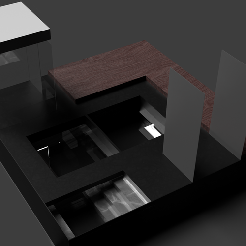 Bathroom design with the title '3D contest entry'