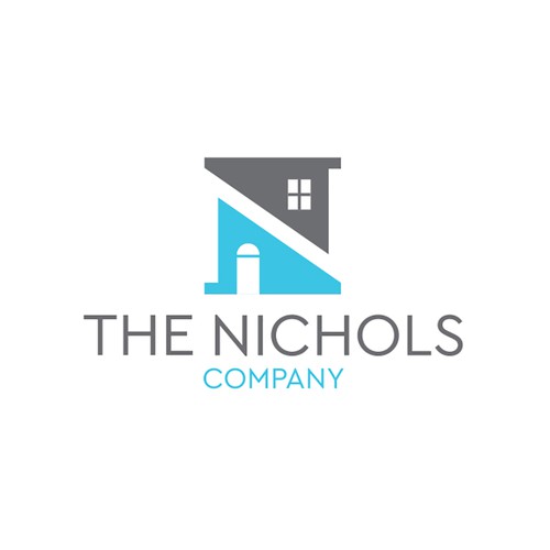 Neighborhood logo with the title 'The Nichols Residential Construction Logo'