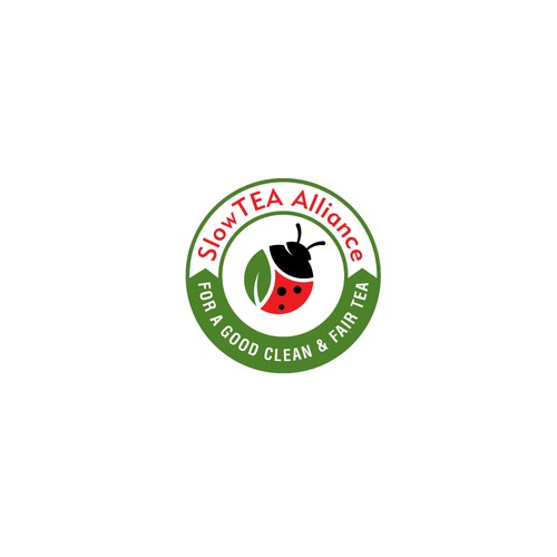 Seal design with the title 'SlowTea Alliance Logo'