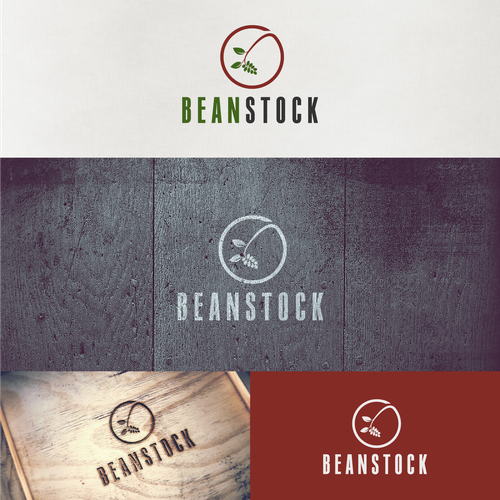 Bean logo with the title 'Logo design for Green Coffee '