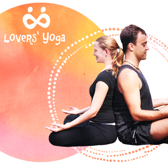 Yoga website with the title 'Lovers' Yoga'