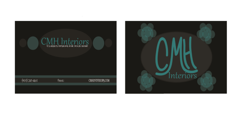 Brush pen design with the title 'Business card design'