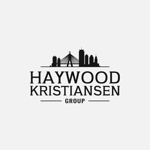 Boston logo with the title 'Sophisticated logo for The Haywood Kristiansen Group'