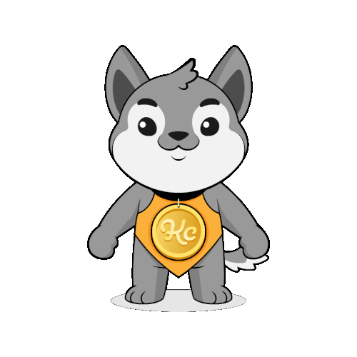 Cute dog design with the title 'Cute Dog Mascot Say Hi!'