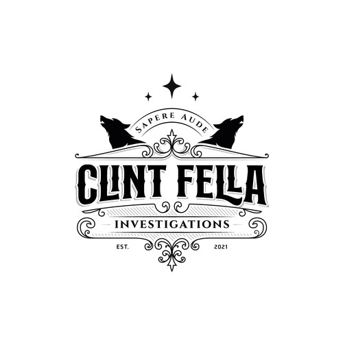 Wolf brand with the title 'Luxury Logo Design'