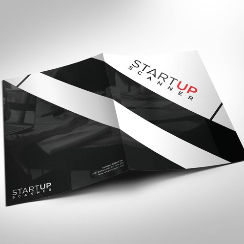 Executive design with the title 'Minimalistic design for Executive Folder'