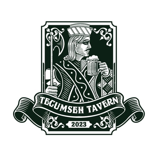 Tavern design with the title 'Vintage Jack Tavern'