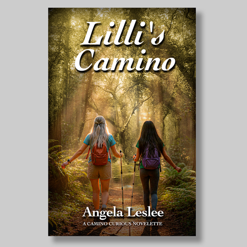 Education book cover with the title 'Lilli's Camino - A hiking novel'