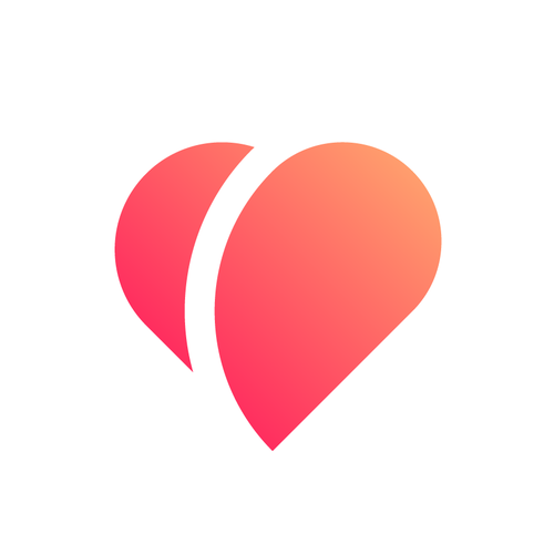 Dating app logo with the title 'Winning Logo Design for coupli'