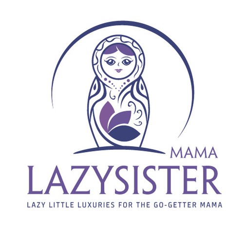 Outline design with the title 'Luxury logo for lifestyle blog'