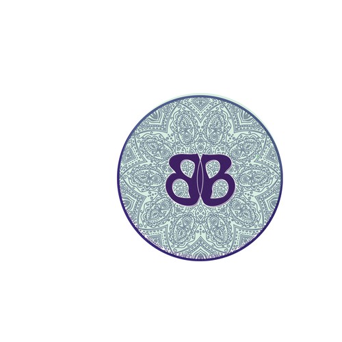 Buddha logo with the title 'Yoga Mandala Logo'