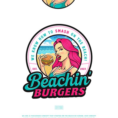 Beachin' Burgers Logo