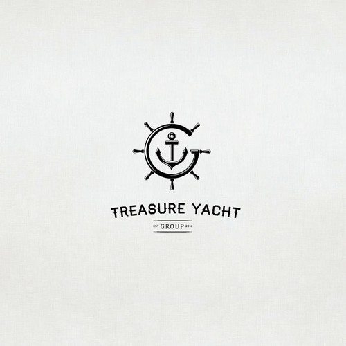 Yacht logo with the title 'Logo design for a yacht club'