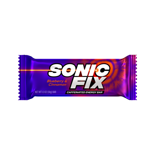 Bar packaging with the title 'Sonic Fix Bar Packaging Design'