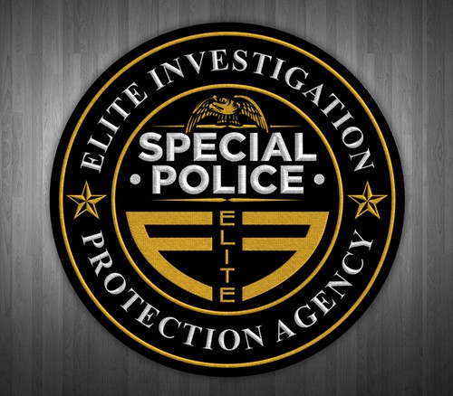 Patch design with the title 'Elite Investigation & Protection Agency, Inc.'
