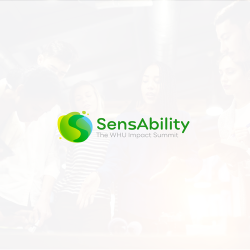 S design with the title 'Modern logo for social website'