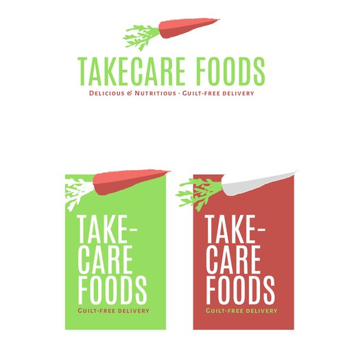 Delicious logo with the title 'Logo for natural, clean food delivery business'