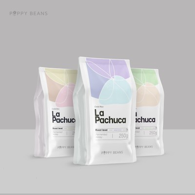 Label design for coffee bag