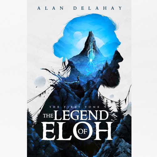 Medieval book cover with the title 'The Legend of Eloh'