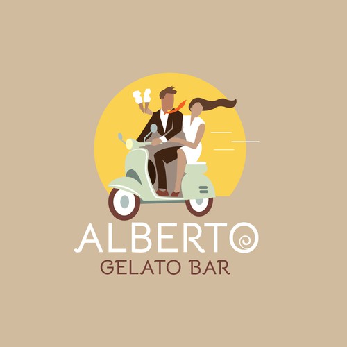 Gelato design with the title 'Logo design contest entry'