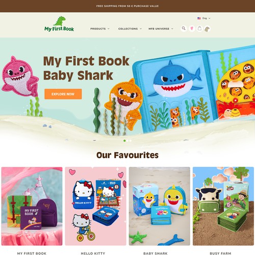 Fun website with the title 'https://www.myfirstbookmall.com/'
